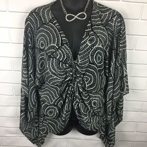 Esmeralda Fashions Women Bohemian Tunic Size 3X